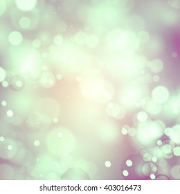 Vector illustration of soft colored abstract background.Bokeh