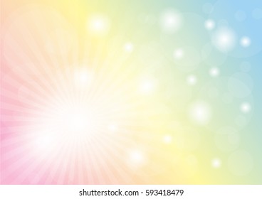 Vector illustration of soft colored abstract background