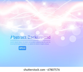 Vector illustration of soft colored abstract background