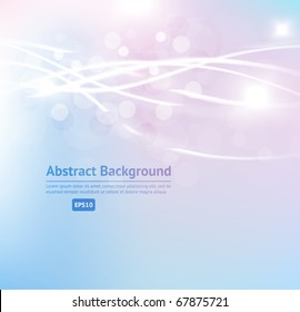 Vector illustration of soft colored abstract background