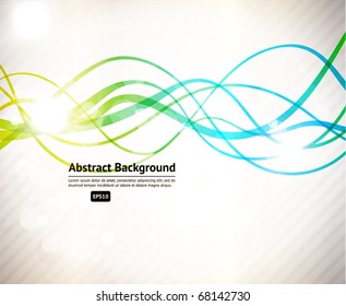 Vector illustration of soft colored abstract background