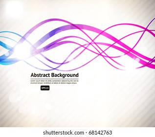 Vector illustration of soft colored abstract background