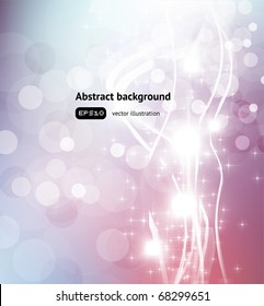 Vector illustration of soft colored abstract background