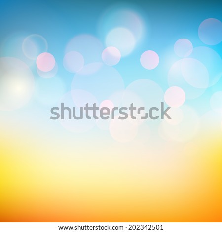 Vector illustration of soft colored abstract background