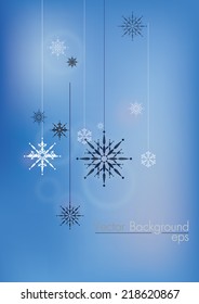 Vector illustration of soft colored christmas background 