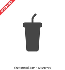 Vector illustration of soft drink icon