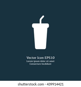 Vector illustration of soft drink icon