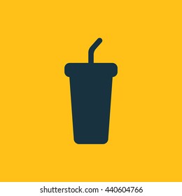 Vector illustration of soft drink icon