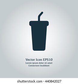 Vector illustration of soft drink icon