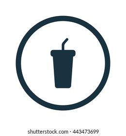 Vector illustration of soft drink icon