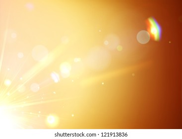 Vector illustration of soft orange abstract background