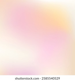 Vector illustration of a soft pink and orange gradient background square.