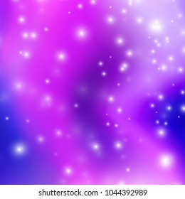 Vector illustration of soft violet, purple abstract background