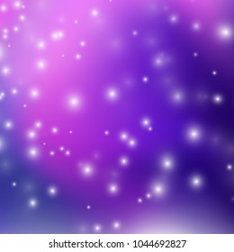 Vector illustration of soft violet, purple abstract background
