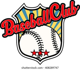 Vector Illustration of Softball or Baseball 