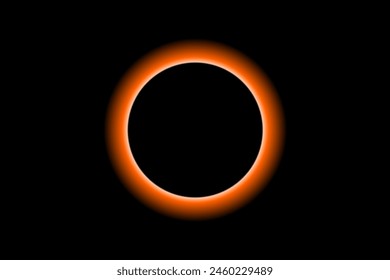 vector illustration of a solar eclipse