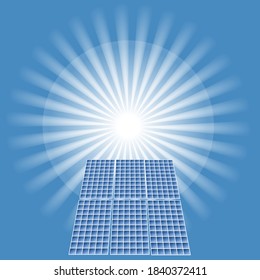 Vector illustration of solar energy