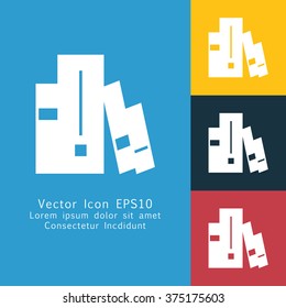Vector illustration of solid bookshelf icon . Can be used as company logo, badge, web interface and mobile application button, pictogram