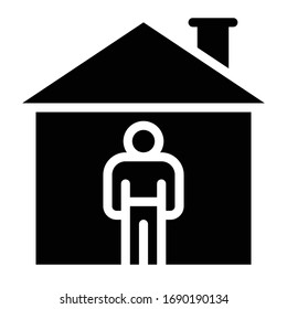 vector illustration, solid design icon