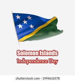vector illustration for Solomon independence day