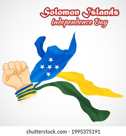 vector illustration for Solomon independence day