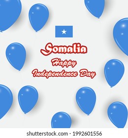 vector illustration for Somalia independence day