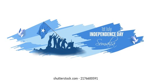 Ilustración de vectores para el Día de la Independencia de Somalia