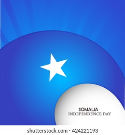 Vector illustration of Somalia independence day.