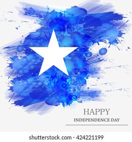 Vector illustration of Somalia independence day.