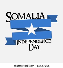 Vector illustration of Somalia independence day.