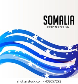 Vector illustration of Somalia independence day.