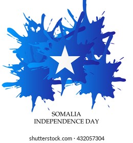 Vector illustration of Somalia independence day.