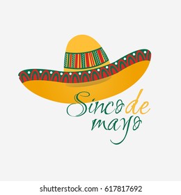 vector illustration sombrero hat