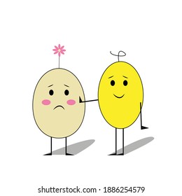 Ilustración vectorial de alguien que llega después de tener un corazón roto