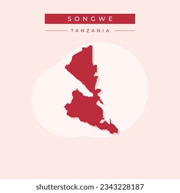 Vector illustration vector of Songwe map Tanzania