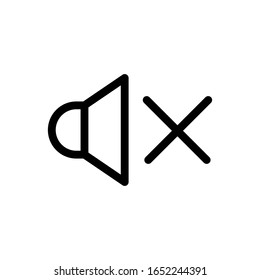 Vektorillustration, Tonsymbol. Liniendesign-Vorlage