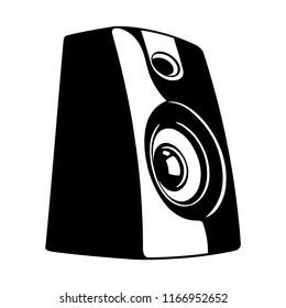 Vector illustration of sound speaker.