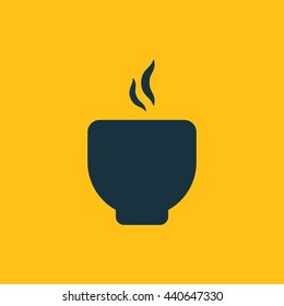 Vector illustration of soup icon