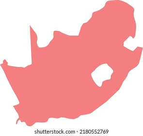 Vector Illustration of South Africa map