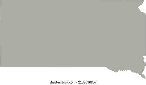 Vector Illustration of South Dakota map