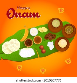 vector illustration for South Indian Festival Onam