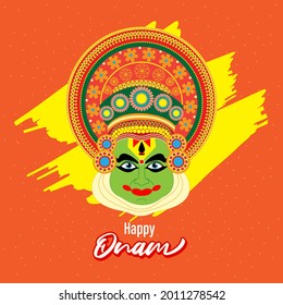vector illustration for South Indian Festival Onam
