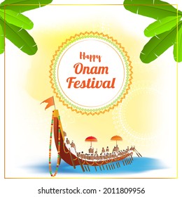 vector illustration for south Indian festival Onam