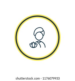 Vector illustration of spa icon line. Beautiful travel element also can be used as relaxation icon element.