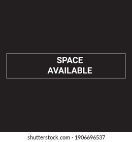 vector illustration space available on black background