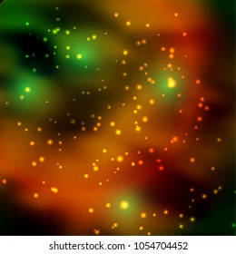 Vector illustration. Space background.