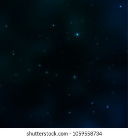 Vector illustration. Space background.