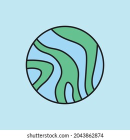 vector illustration space object ufo