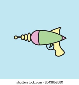 vector illustration space object ufo