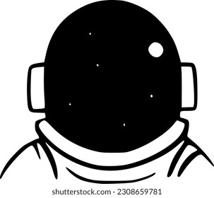 ilustración vectorial de la caricatura espacial